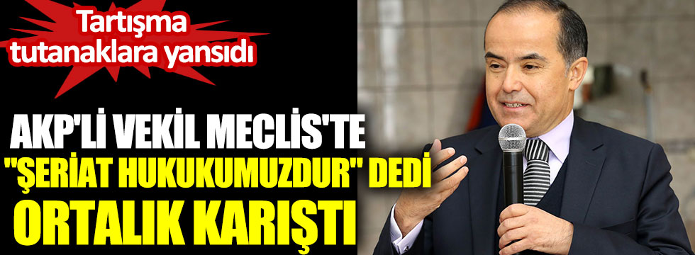 AK partili Cengiz Aydoğdu şeriat bizim hukukumuzdur dedi sonra ret etti ben öyle bir şey demedim!