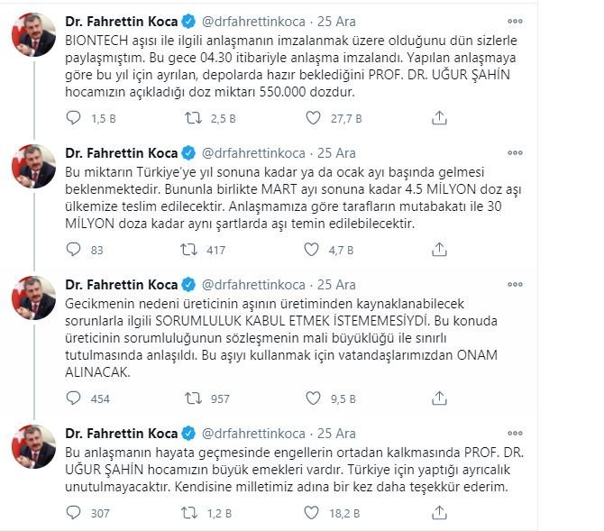 Alman aşısı Pfizer-BioNTech'i kullanan 23 kişi hayatını kaybetti!