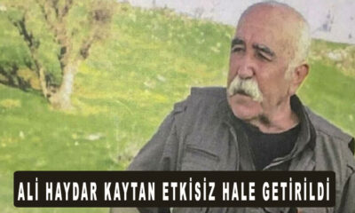 Ali Haydar Kaytan etkisiz hale getirildi