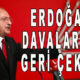 Kemal Kılıçdaroğlu Erdoğan'a seslendi davaları geri çekme sen kimi af ediyorsun kimsin?