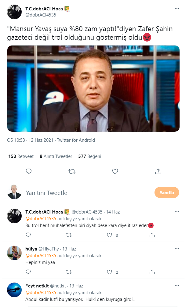 Zafer Şahin: Mansur Yavaş Ankara'da suya yüzde 80 zam yaptı dedi sonra silmek zorunda kaldı!