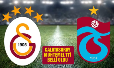 Galatasaray'ın Trabzonspor maçı 11'i