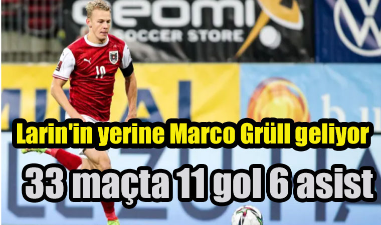 Beşiktaş Larin'in yerine Marco Grüll geliyor transfer edilecek