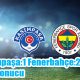 Kasımpaşa:1 Fenerbahçe:2 Maç sonucu