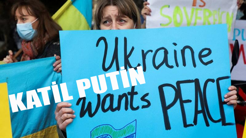 Katil Putin'e Dünyanın her yerinden tepkiler yağıyor