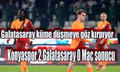 Konyaspor 2 Galatasaray 0 Maç sonucu