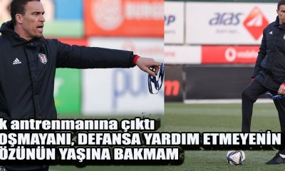 Valerien Ismael Beşiktaş'ta ilk idmanına çıktı