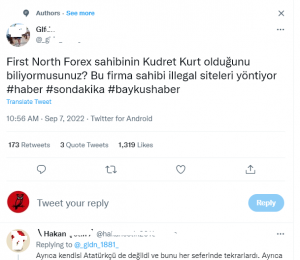First North Forex sahibinin Kudret Kurt olduğu iddia edildi