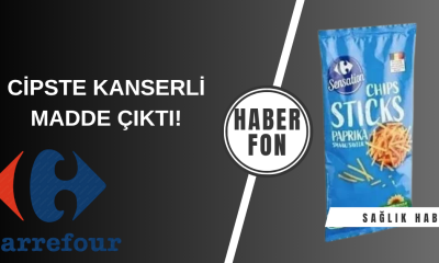 Carrefour’un sattığı paprika cipste kansere neden olan kimyasal çıktı!