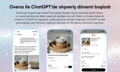 ChatGPT’de Satın Alma Dönemi Başladı Türk Girişimi Ovena Dünyanın İlk E-Ticaret Entegrasyonunu Yayınladı