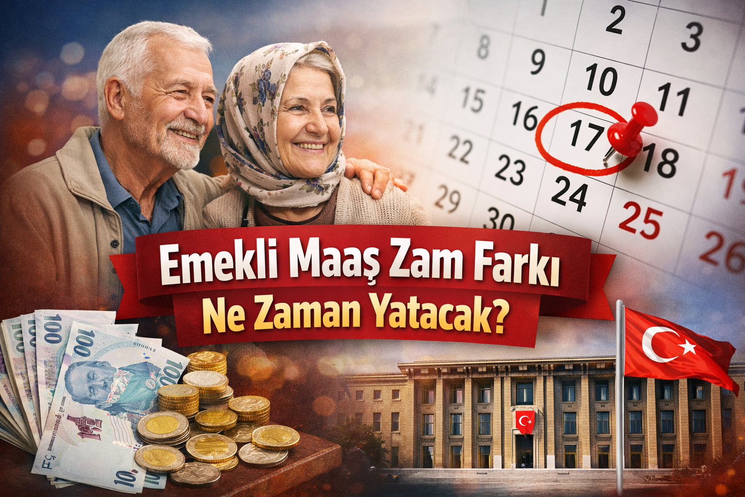 Emekli Maaş Zam Farkı Ne Zaman Yatacak Ocak 2026 SSK, Bağ-Kur ve Memur Emeklisi Ödeme Takvimi