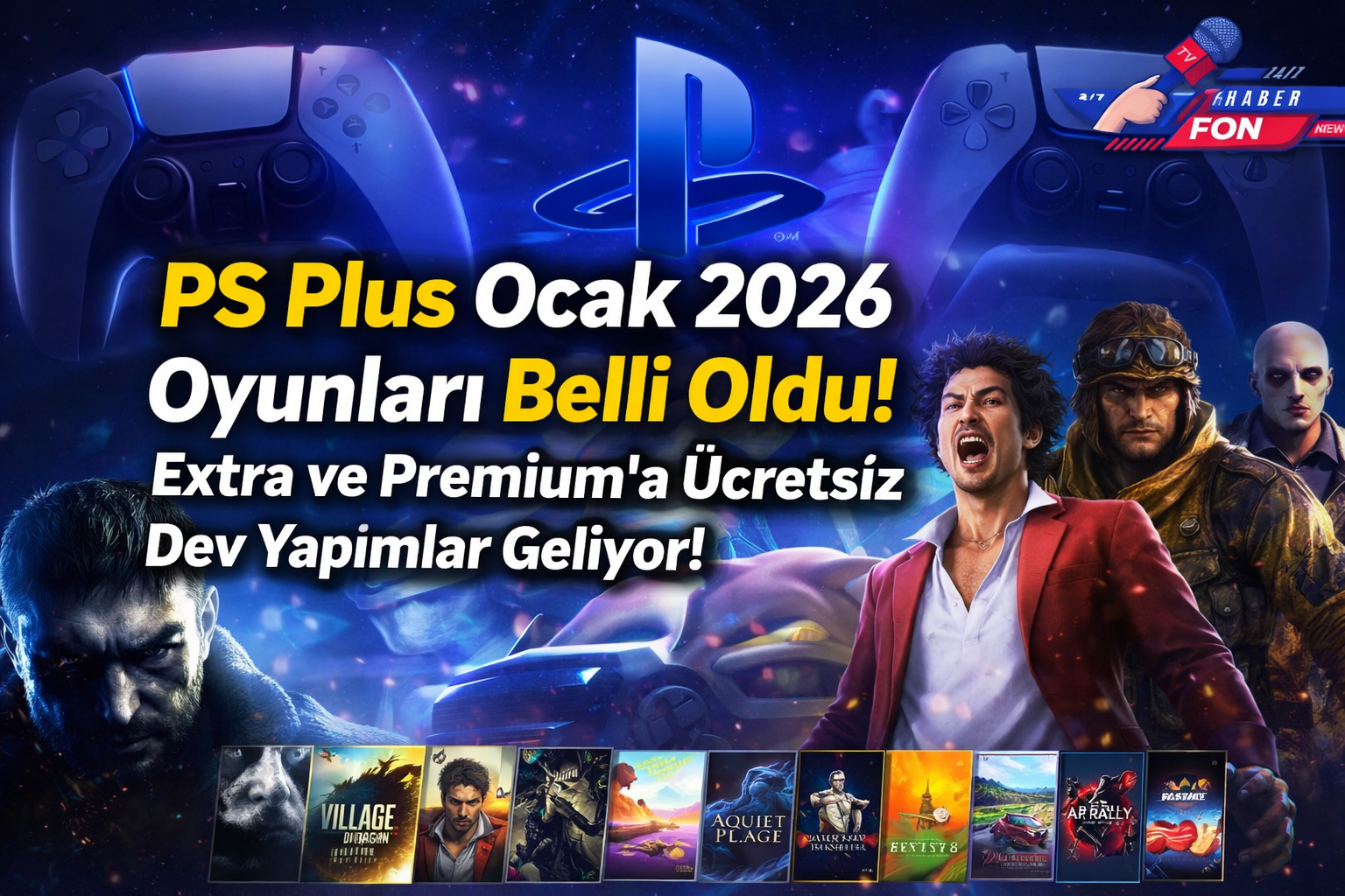 PS Plus Ocak 2026 oyunları açıklandı Extra ve Premium abonelerine dev yapımlar geliyor