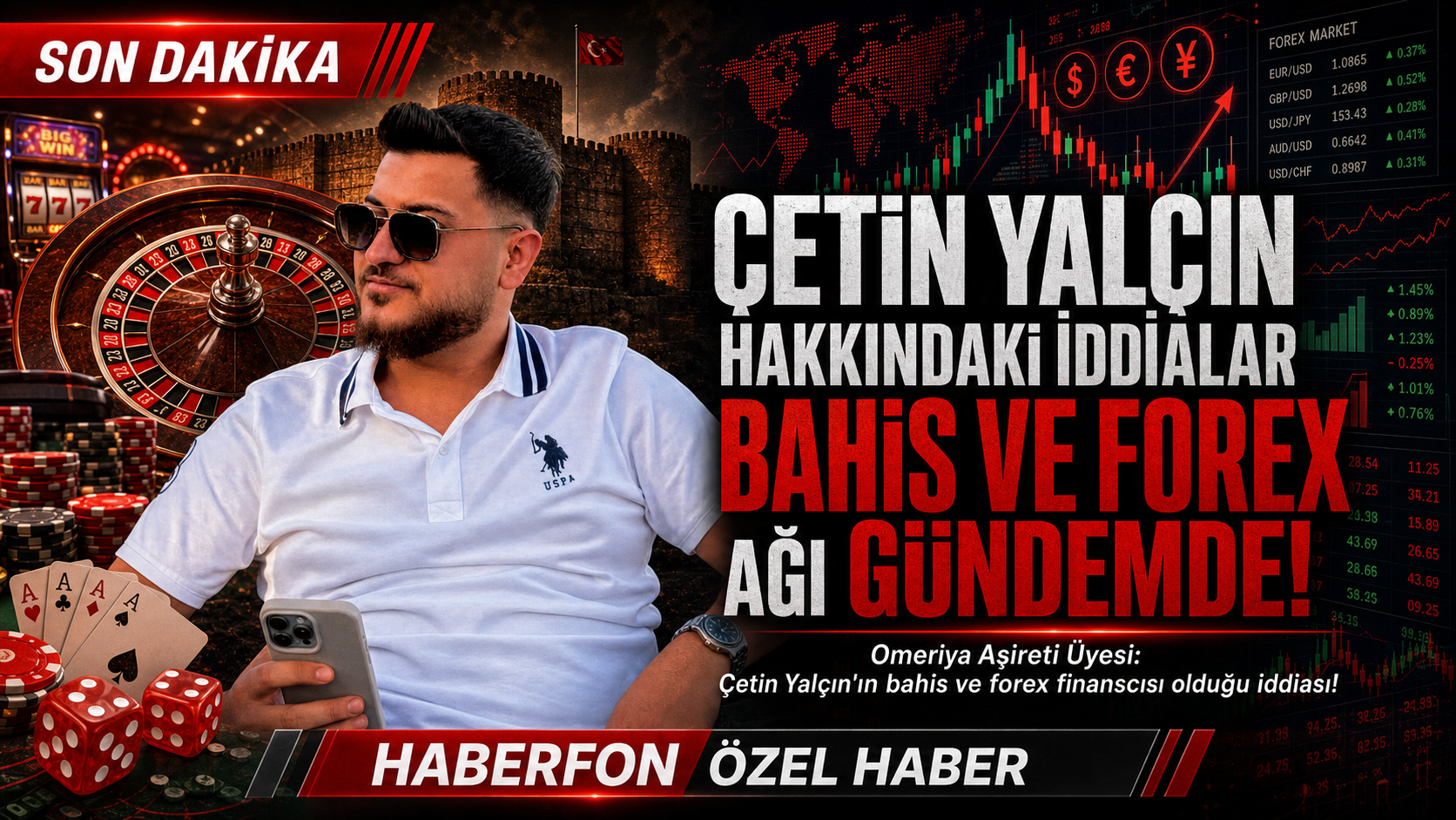 Omeriya Aşireti Üyesi: Çetin Yalçın'ın Bahis ve Forex ağı yöneticisi iddiası!