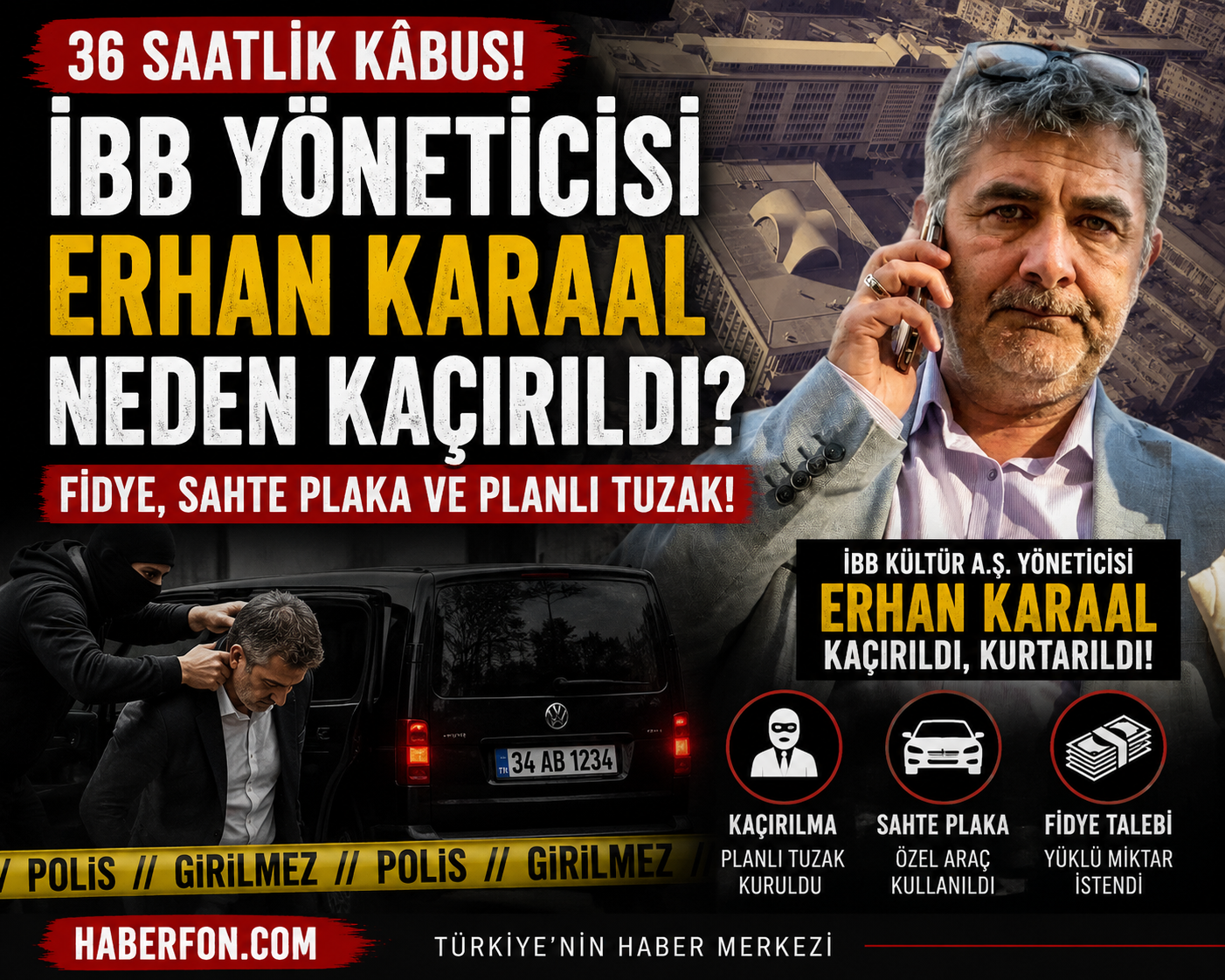 İBB Kültür A.Ş. Yöneticisi Erhan Karaal Neden Kaçırıldı?