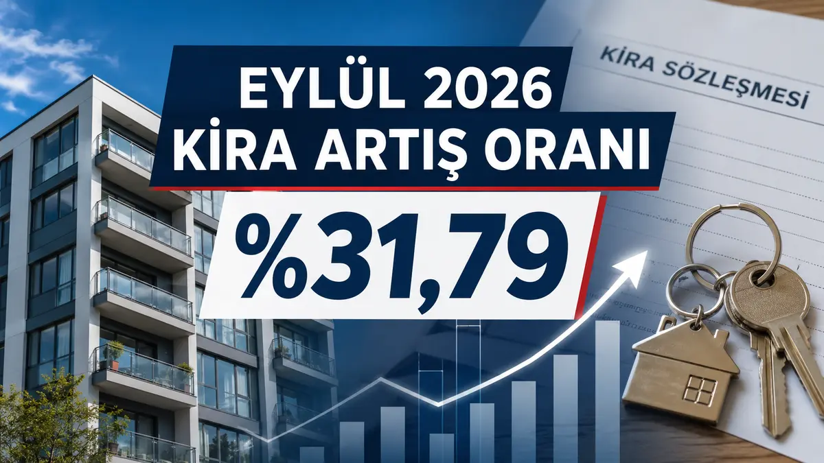 Eylül 2026 Kira Artış Oranı Belli Oldu: