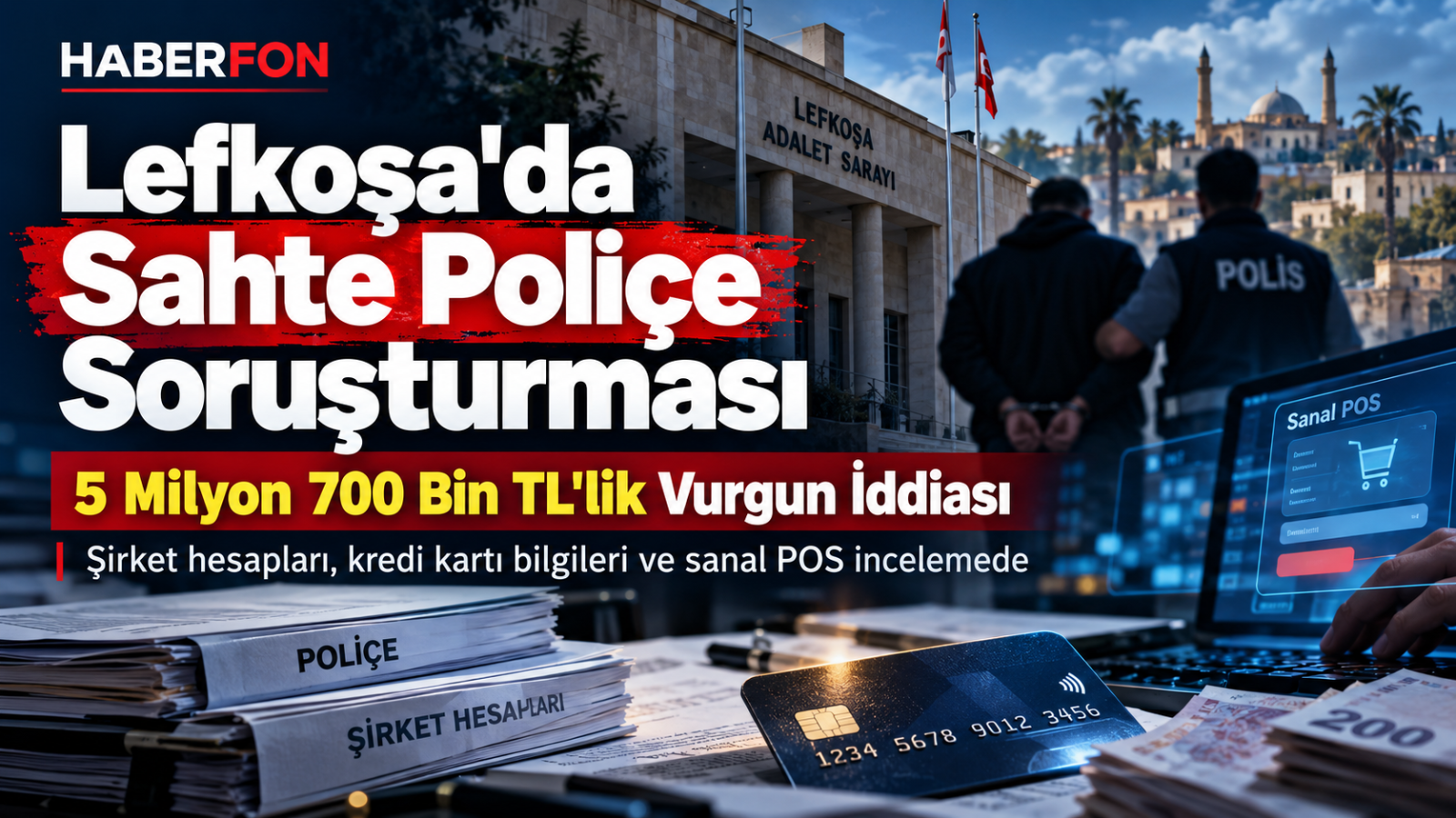 Lefkoşa’da 4,86 Milyon TL’lik Soruşturma: 2 Kişi Tutuklandı