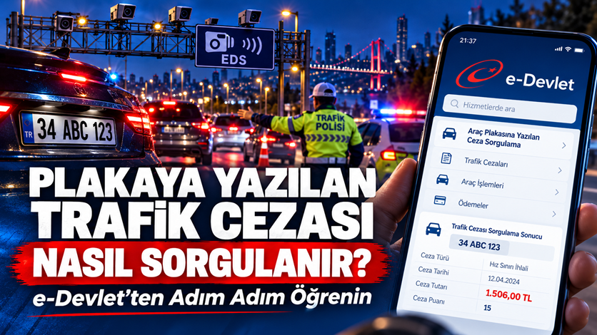 Plakaya Yazılan Trafik Cezası Nereden Görülür